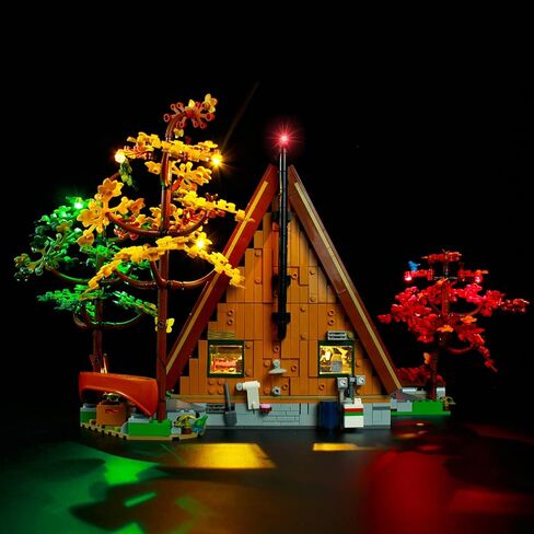 طقم إضاءة LED ANGFJ لنموذج كابينة Lego 21338 A-Frame (لا يشمل مجموعة Lego) in Kuwait