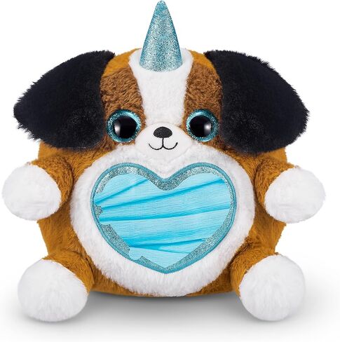 Rainbocorns Sequin Surprise Series 5 Puppycorn Rescue (سجق نادر) من ZURU، حيوانات محشوة قطيفة قابلة للتجميع، بيضة مفاجأة، ملصقات، سلايم حقنة، للأعمار من 3 سنوات فما فوق للفتيات والأطفال in Kuwait