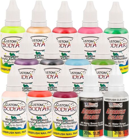 8-Bottle 6 Color Nail Paint Starter Set in Saudi Arabia