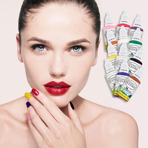 8-Bottle 6 Color Nail Paint Starter Set in Saudi Arabia