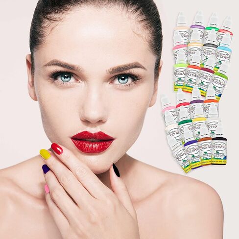8-Bottle 6 Color Nail Paint Starter Set in Saudi Arabia