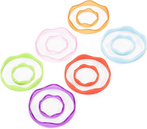 Rings of Power - Tabletop Condition Markers - RPG Board Game Accessories - Colorful Ring Set for HP, Effects, Damage, Spells, & Stats - for DND & More Strategy Games - 72 Pieces, Standard & Mini Size in Kuwait