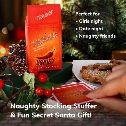 لعبة Tragos Espicy لللاتينيين - لعبة بطاقات إسبانية مرحة ومبهجة - هدية للبالغين - Juegos De Mesa para Adultos in Kuwait