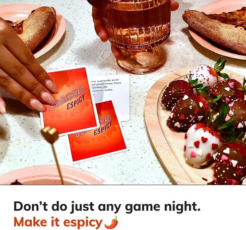 لعبة Tragos Espicy لللاتينيين - لعبة بطاقات إسبانية مرحة ومبهجة - هدية للبالغين - Juegos De Mesa para Adultos in Kuwait