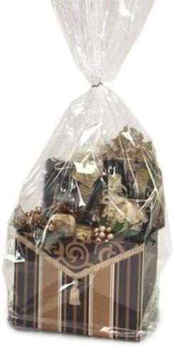 المنتج #42327-10 عبوات من أكياس السيلو/السيلوفان الشفافة أكياس تغليف سلة الهدايا أكياس التشيلو 16 انش × 24 انش كليا in Kuwait