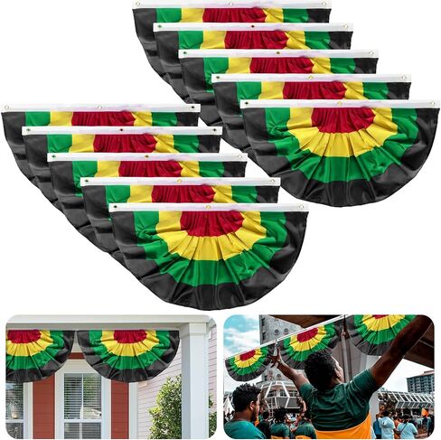 4Pcs Fiesta Serape Bunting Flag - 3 x1.5 Ft Cinco de Mayo Fan Flag Banner,Fiesta Bunting Fan Flag for Mexican Festivals Indoor Outdoor Fiesta Party Supplies Decoration in Saudi Arabia