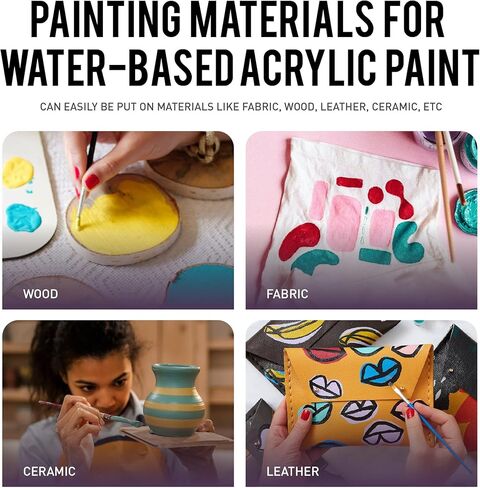 مجموعة طلاء البخاخة من جاهليري، 16 لون، الوان البخاخة من الاكريليك المائي، الوان غير شفافة ومعدنية ولون لؤلؤي وألوان نيون، مجموعات رسم للفنانين والطلاب المبتدئين in Kuwait