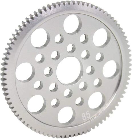 JFtech 7075 Aluminium Metal 48P Spur Gear 85T for 3Racing Sakura D3 CS S XI XIS RC 1/10 Drift Car Upgrade in Saudi Arabia