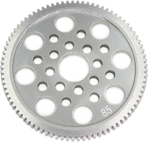 JFtech 7075 Aluminium Metal 48P Spur Gear 85T for 3Racing Sakura D3 CS S XI XIS RC 1/10 Drift Car Upgrade in Saudi Arabia