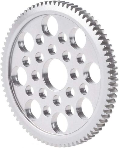 JFtech 7075 Aluminium Metal 48P Spur Gear 85T for 3Racing Sakura D3 CS S XI XIS RC 1/10 Drift Car Upgrade in Saudi Arabia