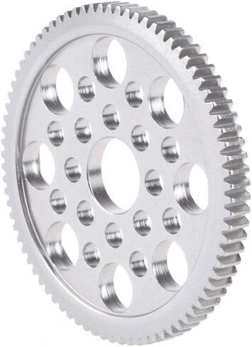 JFtech 7075 Aluminium Metal 48P Spur Gear 85T for 3Racing Sakura D3 CS S XI XIS RC 1/10 Drift Car Upgrade in Saudi Arabia