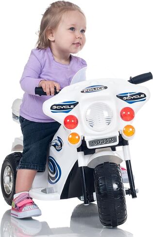 لعبة ركوب الدراجات النارية ذات العجلات الثلاث للأطفال من ليل رايدر تعمل بالبطاريات - عمر 4 سنوات، باللون الأسود in Kuwait