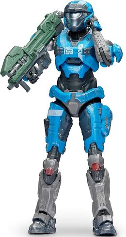 مجموعة HALO Spartan مقاس 6.5 بوصة - Master Chief مفصلية للغاية ويمكن وضعها مع ملحقات الأسلحة - تم ضبطها لتناسب اللعب والعرض in Saudi Arabia
