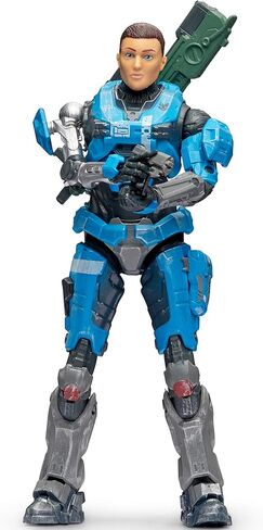 مجموعة HALO Spartan مقاس 6.5 بوصة - Master Chief مفصلية للغاية ويمكن وضعها مع ملحقات الأسلحة - تم ضبطها لتناسب اللعب والعرض in Saudi Arabia