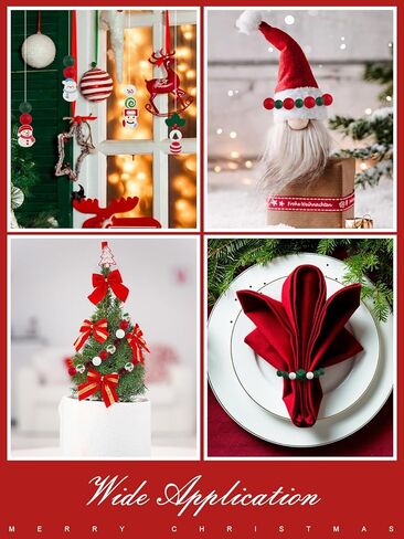 150PCS Christmas Silicone Beads for Craft, Kalolary Christmas Silicone Loose Beads Kit Assorted Xmas Round Green Red Bead Santa Snowman Beads Christmas Earrings DIY Accessories for Holiday Party Decor in Kuwait