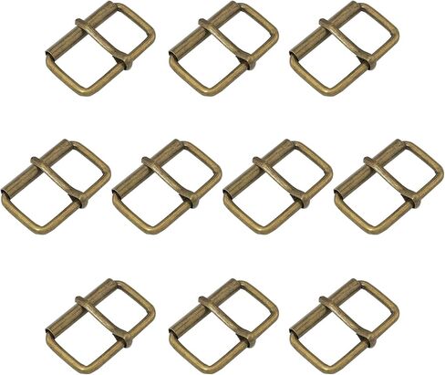 FMHXG 10PCS Barrel Pin Buckle for Belt Buckle Bronze Color 38mm Metal Single Prong Roller Buckle Square Pin for Belt Bags Luggage Shoes Luggage Conveyor Belt DIY Hardware Accessories in Saudi Arabia