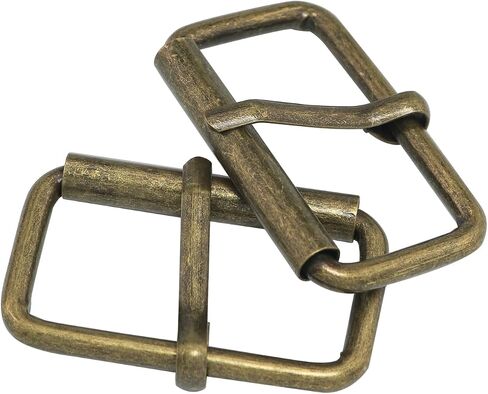 FMHXG 10PCS Barrel Pin Buckle for Belt Buckle Bronze Color 38mm Metal Single Prong Roller Buckle Square Pin for Belt Bags Luggage Shoes Luggage Conveyor Belt DIY Hardware Accessories in Saudi Arabia