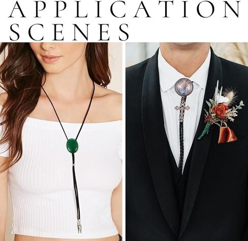 PandaHall 10 قطعة من إكسسوارات مشبك ربطة عنق حديد بولو بولا مشابك قفل منزلق للرجال من الجلد المضفر in Kuwait