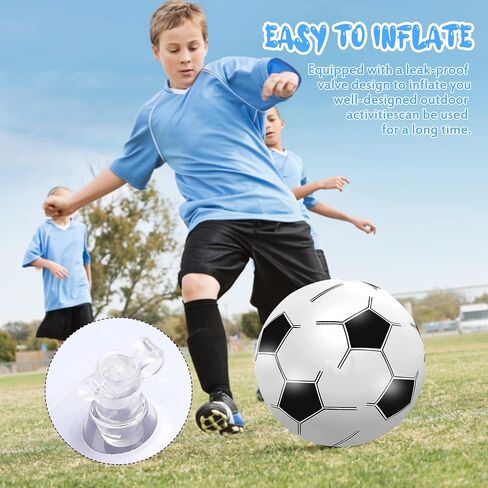 JEKAVA Beach Balls 3Pack - 27" Inflatable Soccer Balls Giant Inflatable Balls, Jumbo Pool Toys Beach Soccer Balls Summer Party Favors Swimming Pool Ball Outdoor Water Game Party Supplies in Saudi Arabia