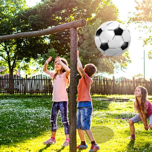 JEKAVA Beach Balls 3Pack - 27" Inflatable Soccer Balls Giant Inflatable Balls, Jumbo Pool Toys Beach Soccer Balls Summer Party Favors Swimming Pool Ball Outdoor Water Game Party Supplies in Saudi Arabia