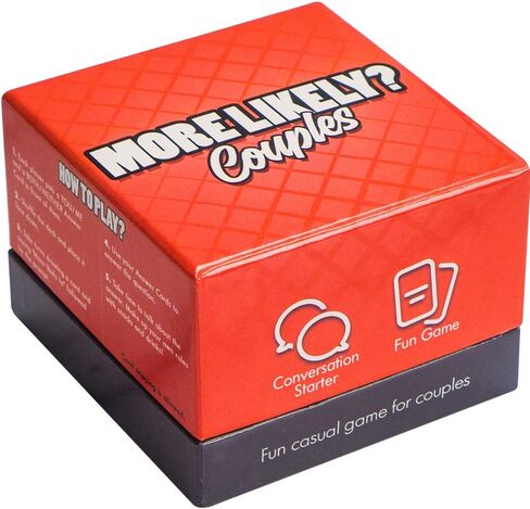 لعبة مضحكة للازواج - 250 بطاقة - مبتدئين للمحادثات، رائعة للمواعيد الليلية، أسئلة رومانسية ومرحة، تحسين التواصل والعلاقات in Kuwait