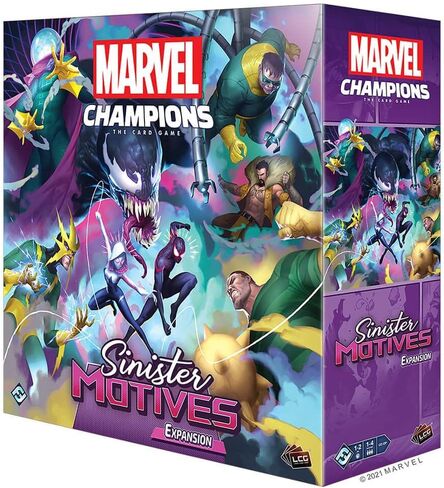Marvel Champions The Card Game Sinister Motives CAMPAIGN EXPANSION - Cooperative Strategy Game for Kids and Adults, Ages 14+, 1-4 Players, 45-90 Minute Playtime, Made by Fantasy Flight Games in Saudi Arabia