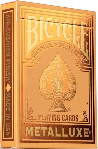 Bicycle Metalluxe Blue Playing Cards - Premium Metal Foil Finish - Poker Size in Saudi Arabia