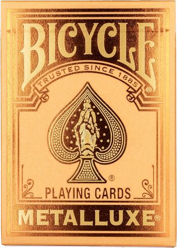 Bicycle Metalluxe Blue Playing Cards - Premium Metal Foil Finish - Poker Size in Saudi Arabia