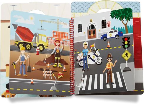 Melissa & Doug Puffy Sticker Play Set: Cool Careers Activity Book - 101 Reusable Stickers in Saudi Arabia