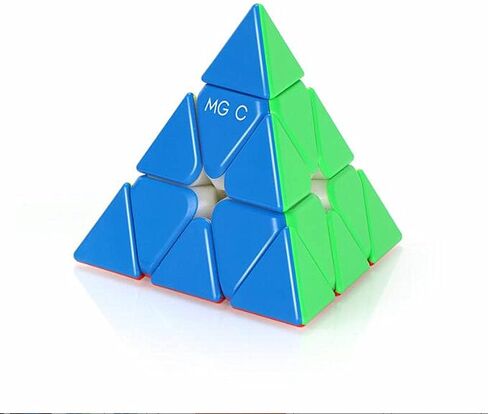 ليانج كوبير هرم مغناطيسي ام جي سي 3×3 ام جي سي ايفو سبيد بيرامينكس مكعب بدون ملصقات من يونغ جون in Kuwait