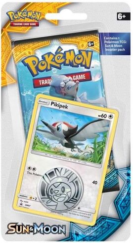 Pokemon TCG: Sun & Moon - Pikipek Booster Pack (Coin and Promo Card) in Saudi Arabia