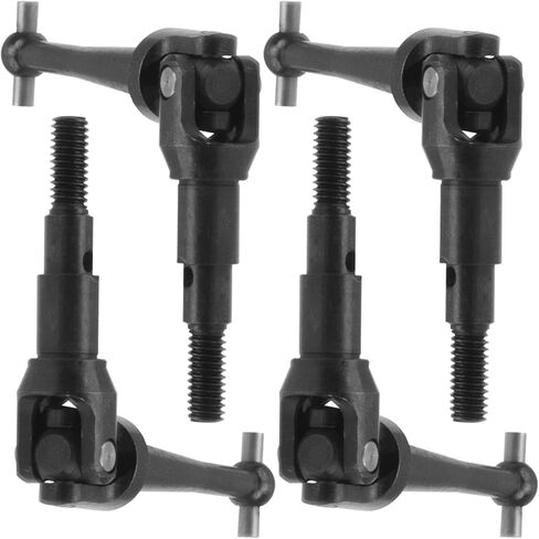 ShareGoo Steel CVD Drive Shaft Dogbone مع محول سداسي لمحور العجلات السداسي متوافق مع سيارة MJX Hyper Go 16207 16208 16209 16210 H16BM H16GT H16DR H16 1/16 RC Car (فضي) in Kuwait