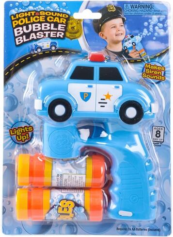 Sports Car Bubble Blaster with LED Lights, Sound, 2 Bubble Solution Refillable Bottles – Forest & Twelfth Electric Bubble Guns for Toddlers, Light Up Bubble Blower for Indoor/Outdoor Fun (Sports Car) in Kuwait