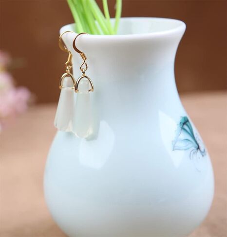 Falody 50PCS Earring Hooks with Pinch Bails Clasp for DIY Earring Making (Gold) in Saudi Arabia