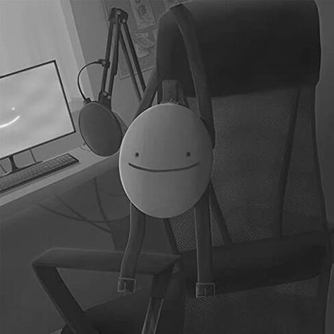 اكس جي اس قناع دريم سمايل وايت للهالوين - قناع للحفلات التنكرية، نفس النمط للفيديو الموسيقي - قناع دريم كوسبلاي (22.5 سم)، 23.5 سم in Kuwait