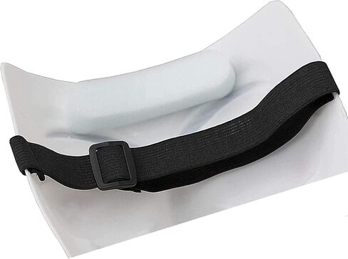 اكس جي اس قناع دريم سمايل وايت للهالوين - قناع للحفلات التنكرية، نفس النمط للفيديو الموسيقي - قناع دريم كوسبلاي (22.5 سم)، 23.5 سم in Kuwait