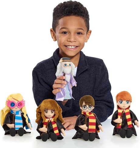 Harry Potter™ 8-Inch Spell Casting Wizards Luna Lovegood™ Small Plushie with Sound Effects, Kids Toys for Ages 3 Up by Just Play in Saudi Arabia