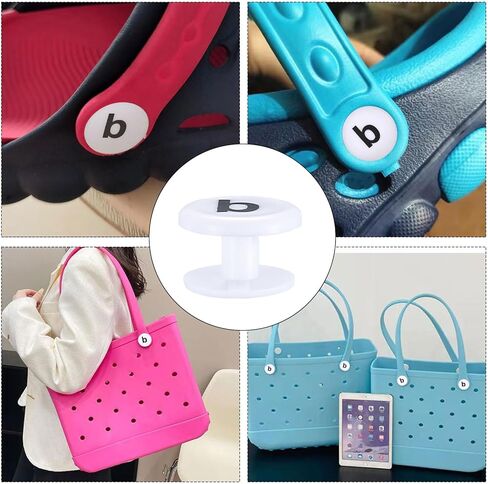مسامير بديلة لملحقات حقيبة الشاطئ، 15 قطعة من الأزرار البديلة المتوافقة مع مقبض حقيبة Bogg، أزرار إدخال لمسامير إصلاح حقيبة حمام السباحة المطاطية القياسية/الكبيرة الحجم مقاس XL in Kuwait