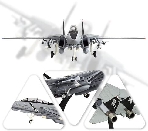 HANGHANG 1/100 F14B Tomcat Model Fighter Plane Metal Aircraft Model Military Airplane Model Diecast Plane Model for Collection or Gift in Kuwait