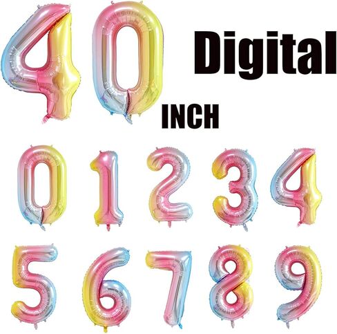 2 عدد بالون أزرق عدد كبير بالونات 40 بوصة عدة لزينة حفلة عيد ميلاد سعيد احباط مايلر هيليوم استحمام الطفل in Saudi Arabia