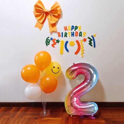 2 عدد بالون أزرق عدد كبير بالونات 40 بوصة عدة لزينة حفلة عيد ميلاد سعيد احباط مايلر هيليوم استحمام الطفل in Saudi Arabia