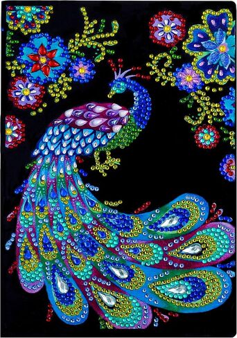 Yobeyi Diamond Painting Notebook Daily Plan Book Journal for Journaling Writing Note Embroidery Diamond Cross Stitch Craft Christmas Gifts-64 Sheets A5 /5.6X8.1inch (Mary) in Saudi Arabia