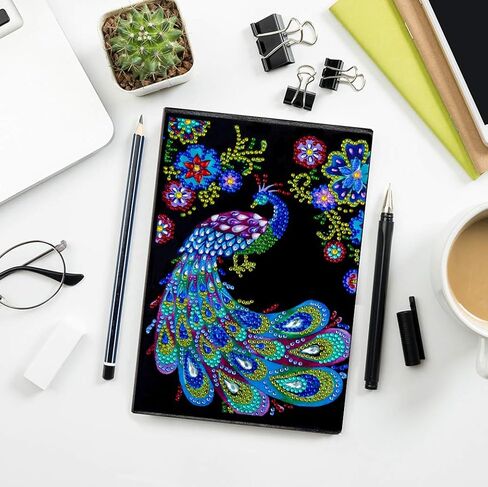 Yobeyi Diamond Painting Notebook Daily Plan Book Journal for Journaling Writing Note Embroidery Diamond Cross Stitch Craft Christmas Gifts-64 Sheets A5 /5.6X8.1inch (Mary) in Saudi Arabia