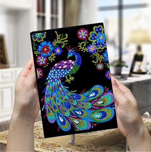 Yobeyi Diamond Painting Notebook Daily Plan Book Journal for Journaling Writing Note Embroidery Diamond Cross Stitch Craft Christmas Gifts-64 Sheets A5 /5.6X8.1inch (Mary) in Saudi Arabia