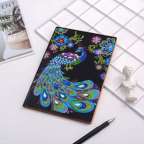 Yobeyi Diamond Painting Notebook Daily Plan Book Journal for Journaling Writing Note Embroidery Diamond Cross Stitch Craft Christmas Gifts-64 Sheets A5 /5.6X8.1inch (Mary) in Saudi Arabia