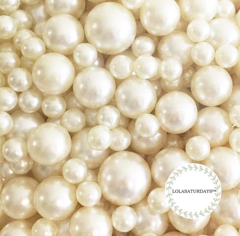 LolaSaturdays™ Pearls 850pcs Loose Beads - no Hole (Assorted, White) in Saudi Arabia
