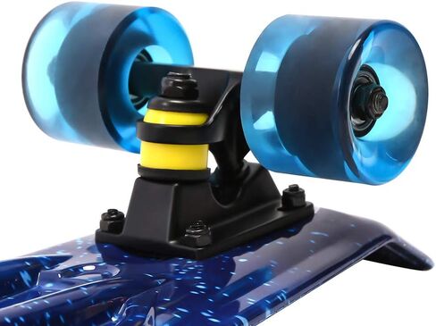 ChromeWheels Skateboards 22 inch Complete Skateboard Deck Mini Cruiser for Kids Boys Girls Youths Beginners in Kuwait