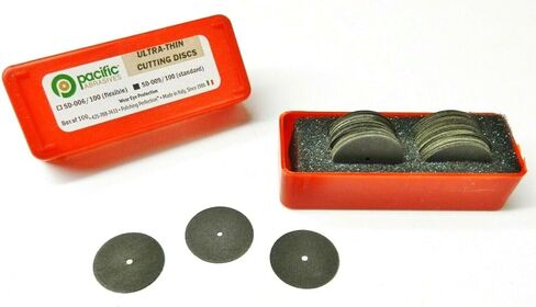 Separating Discs Ultra-Thin 7/8" X 0.3mm Aluminum Oxide .009 Box -100 Made in Italy in Saudi Arabia