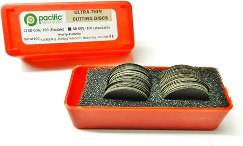 Separating Discs Ultra-Thin 7/8" X 0.3mm Aluminum Oxide .009 Box -100 Made in Italy in Saudi Arabia