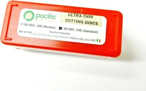 Separating Discs Ultra-Thin 7/8" X 0.3mm Aluminum Oxide .009 Box -100 Made in Italy in Saudi Arabia